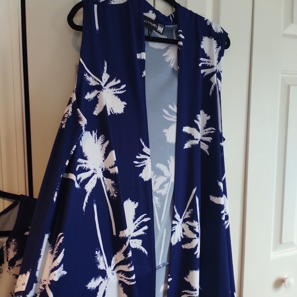 Antthony Original Two Piece Tunic Top and Duster Cardigan XL - Picture 5 of 12